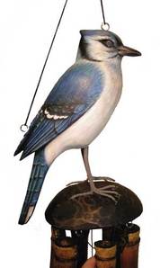 Blue Jay Wind Chime