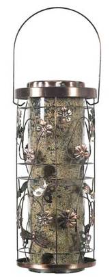 Copper Meadow Cage  Bird Seed Feeder