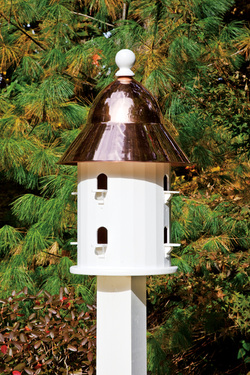 Bell House Copper Roof Birdhouse