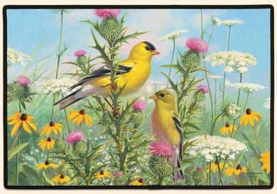 Goldfinches Doormat