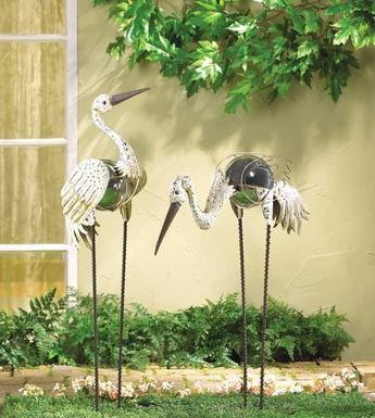 Crane Garden Ornaments