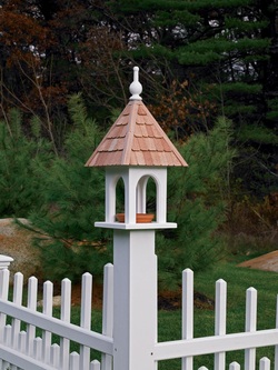 Loretta Bird Feeder Cedar Shingle Roof
