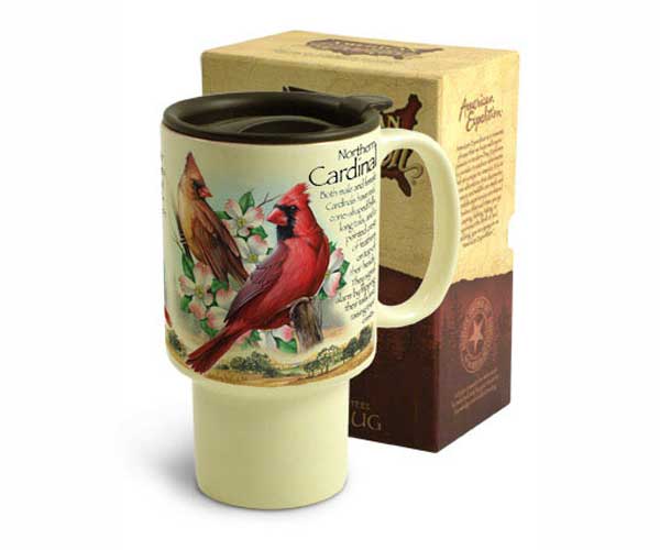 Stoneware Travel Mug Cardinal