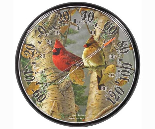  James Hautman 12.5 inch Cardinals Thermometer