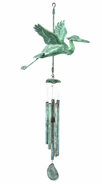 Flying Duck Copper Wind Chime